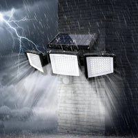SUNDEFENSE – Solar-powered security light with motion sensor & remote control