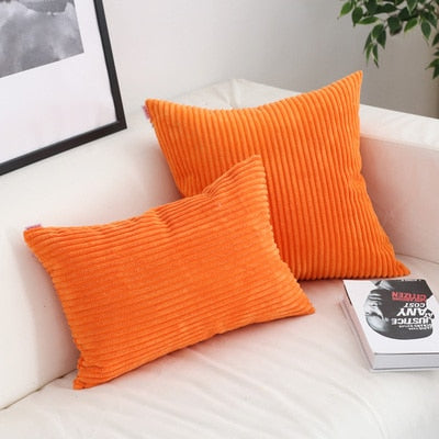 Super Soft Corduroy Cushion Cover with Timeless Warmth & Comfort