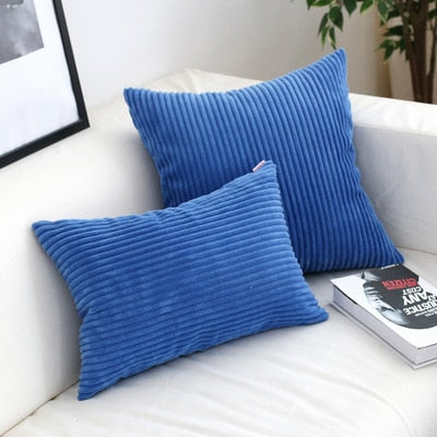Super Soft Corduroy Cushion Cover with Timeless Warmth & Comfort