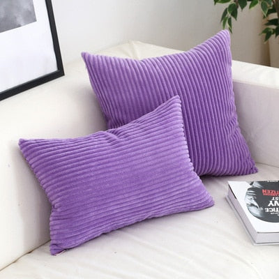 Super Soft Corduroy Cushion Cover with Timeless Warmth & Comfort