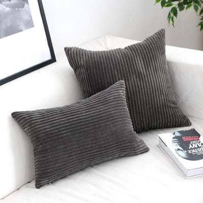 Super Soft Corduroy Cushion Cover with Timeless Warmth & Comfort