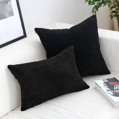 Super Soft Corduroy Cushion Cover with Timeless Warmth & Comfort