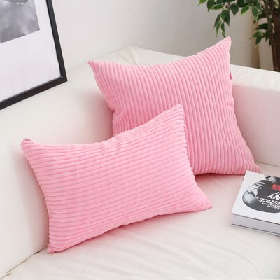 Super Soft Corduroy Cushion Cover with Timeless Warmth & Comfort