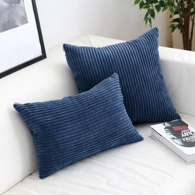 Super Soft Corduroy Cushion Cover with Timeless Warmth & Comfort