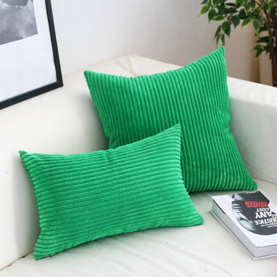 Super Soft Corduroy Cushion Cover with Timeless Warmth & Comfort