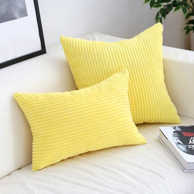 Super Soft Corduroy Cushion Cover with Timeless Warmth & Comfort