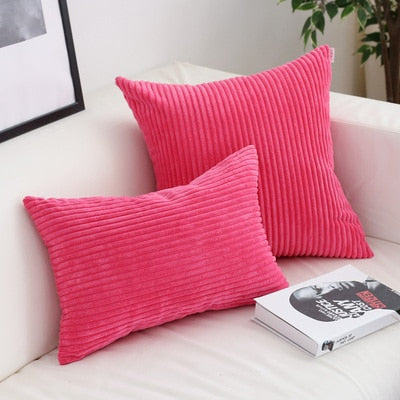 Super Soft Corduroy Cushion Cover with Timeless Warmth & Comfort