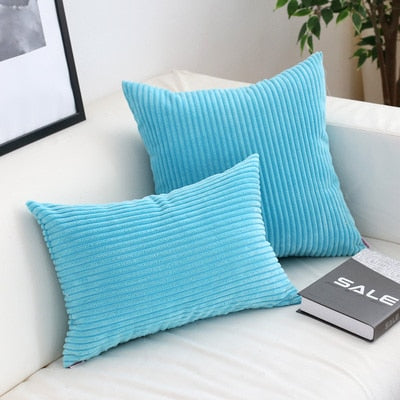 Super Soft Corduroy Cushion Cover with Timeless Warmth & Comfort