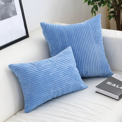 Super Soft Corduroy Cushion Cover with Timeless Warmth & Comfort