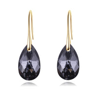 Blue Crystal Drop Earrings