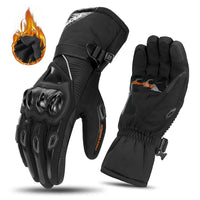 THERMOGRIP Winter Motorcycle Gloves - Insulated, Waterproof, Carbon Fiber Protection