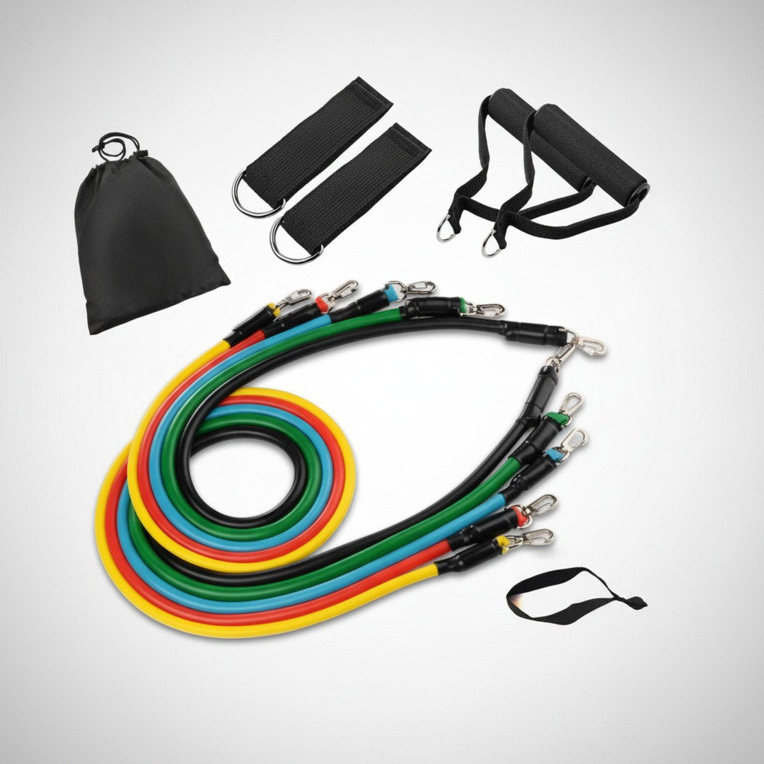 Three-Level Resistance Bands for Strength and Endurance Training