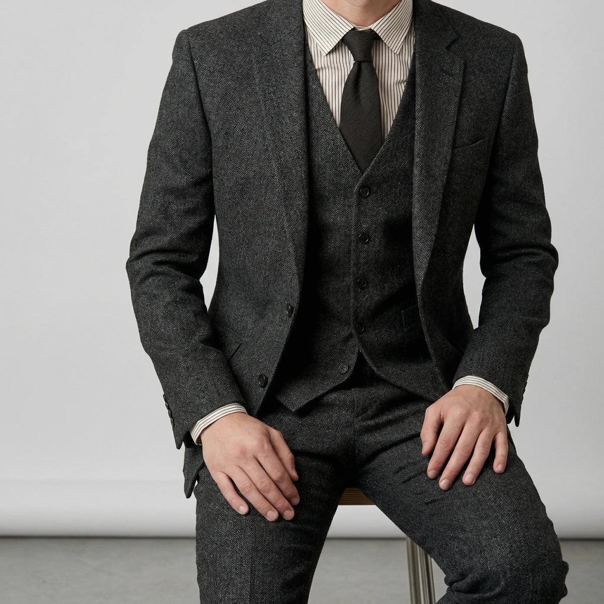 Three-Piece Slim Fit Suit