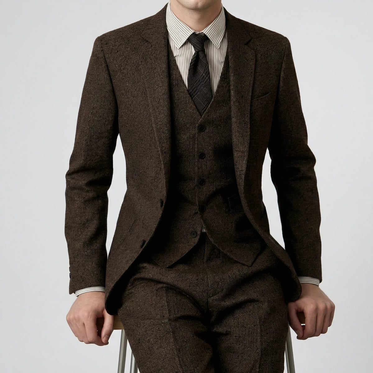 Three-Piece Slim Fit Suit