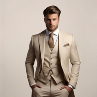 Three-Piece Slim Fit Suit - Yannick