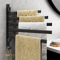 TIDYRACK - 5-Arm Swivel Towel Bar for Bathrooms