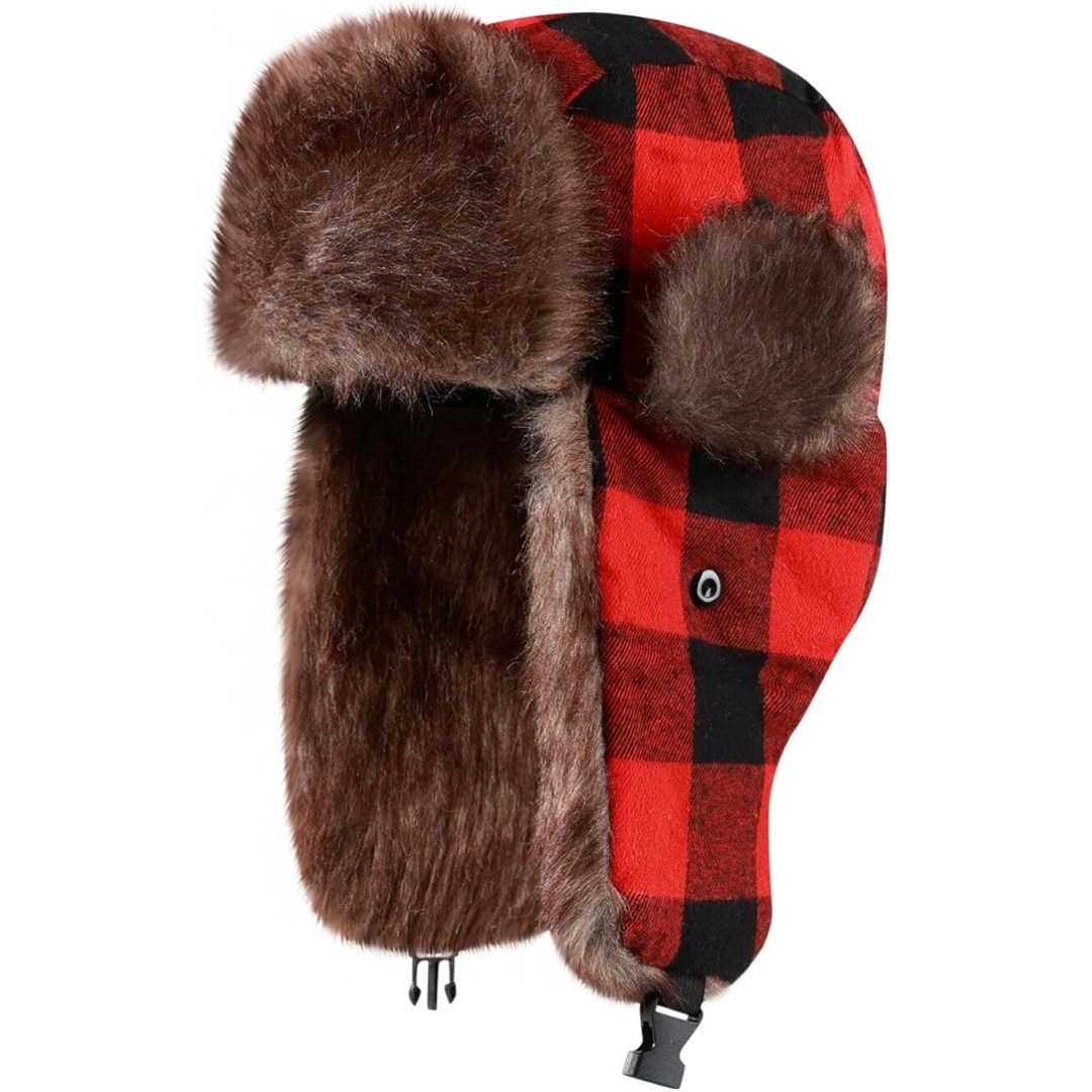 Trapper Winter Hat with Fur Lining - Sasha
