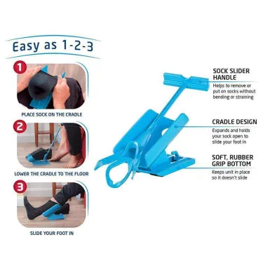 Unisex Easy On/Off Compression Sock Aid Kit