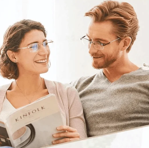 Unisex Multifocal Anti-Blue Light Reading Glasses