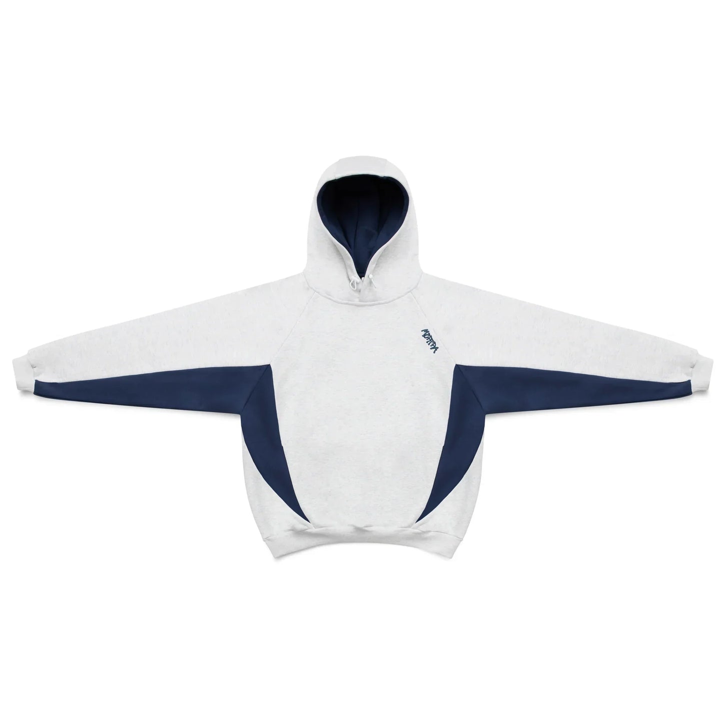 Velden Hoodie — Oversized Soft Polyester Hoodie with Contrast Panels