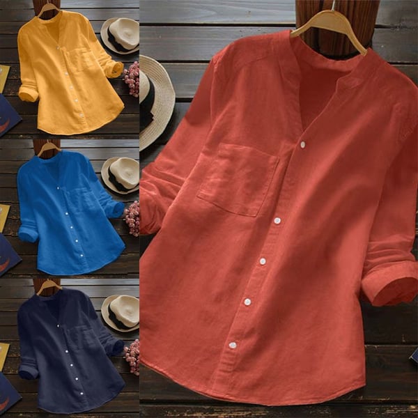 Vera - Casual, Loose Cotton Shirt