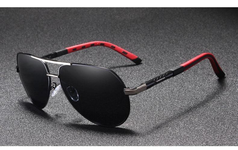 Vintage Polarized Aluminum Sunglasses for Men