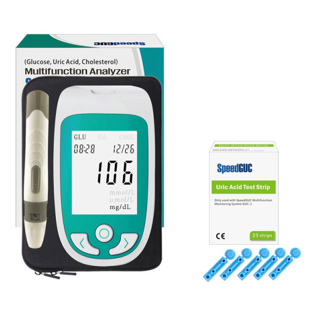 VitalTrack Home Health Monitor for Cholesterol, Glucose, and Uric Acid