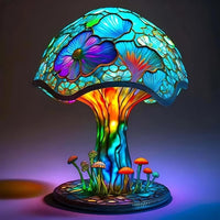 VitraLuxe | Colorful glass lamp adds ambiance