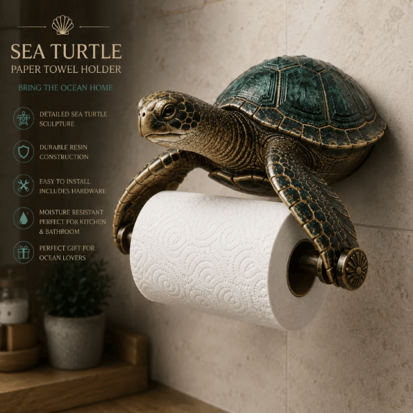 Wall-Mounted Animal Toilet Paper Holder Series | Functional Bathroom Decor