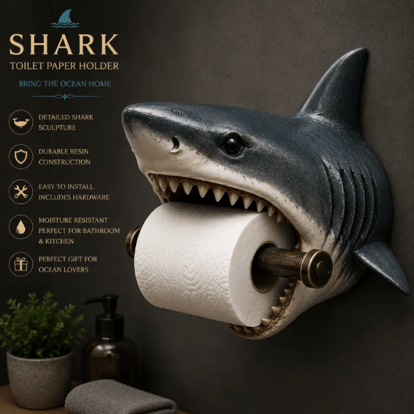 Wall-Mounted Animal Toilet Paper Holder Series | Functional Bathroom Decor