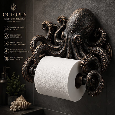 Wall-Mounted Animal Toilet Paper Holder Series | Functional Bathroom Decor