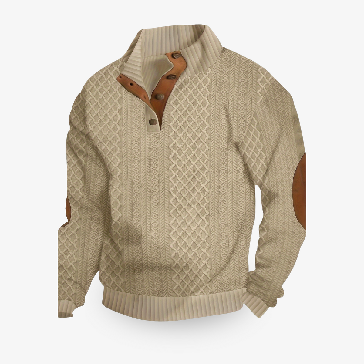 Warm and Soft Men's Sweater - Comfort & Timeless Style