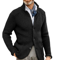 Warm Knitted Cardigan with Pockets