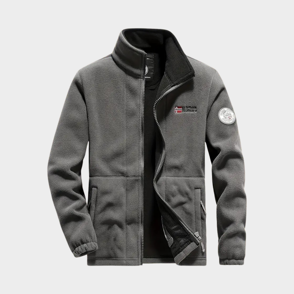 Warm Men's Zipped Fleece Jacket