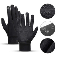 Warm Winter Gloves – Fleece-Lined with Touch Function
