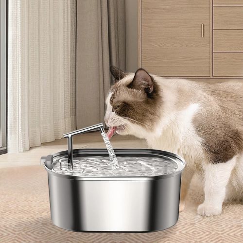 water fountain for cats | STAINLESS STEEL FOUNTAIN