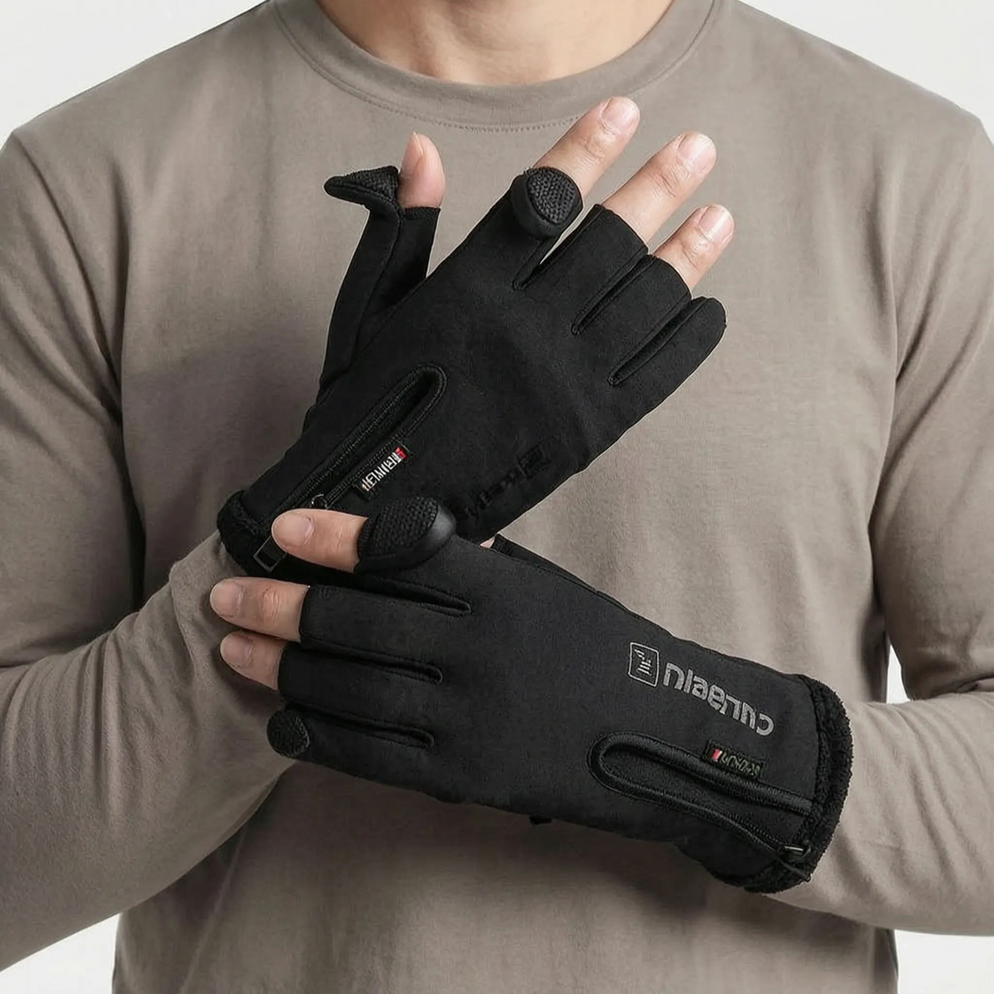 Water-Resistant Thermal Fishing Gloves