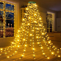 Waterfall Christmas Tree Lights with Remote Control