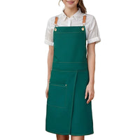 Waterproof Canvas Split-Leg Apron with Pockets