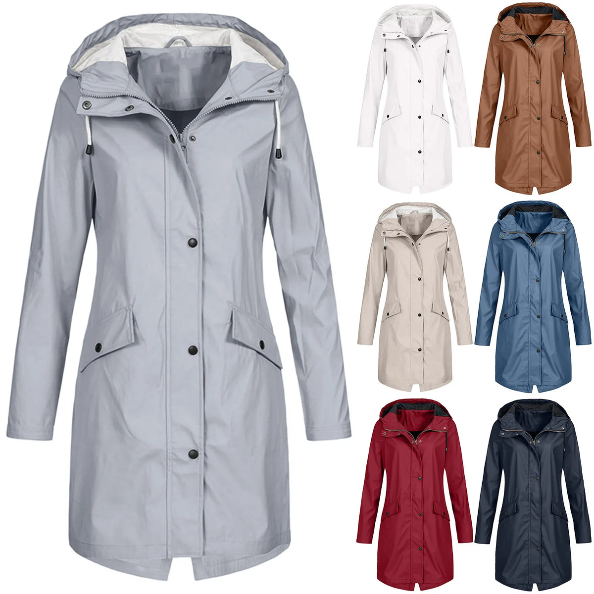 Waterproof Hooded Raincoat - Fall Edition