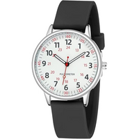 Waterproof Analogue Watch for Nurses - Comfortable Silicone Band