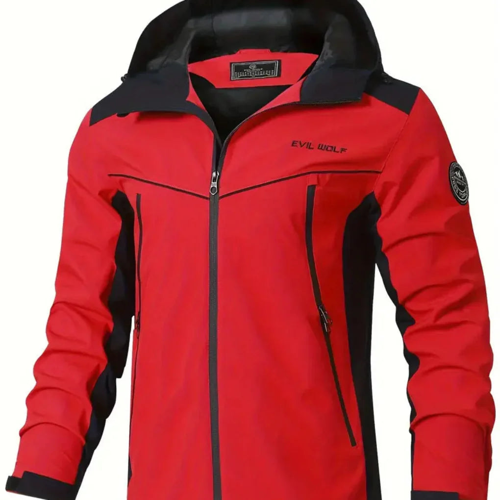 Waterproof Outdoor Jacket with Reflective Details