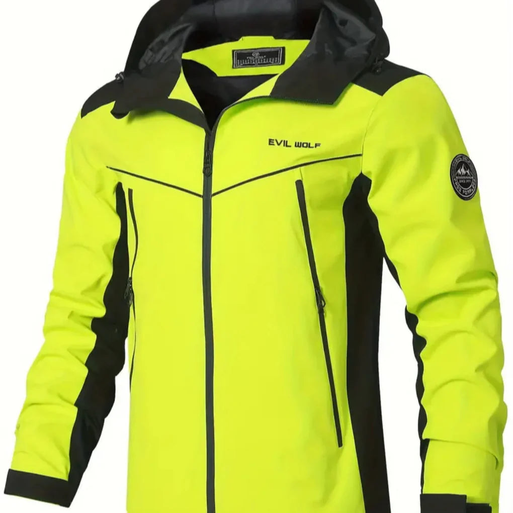 Waterproof Outdoor Jacket with Reflective Details