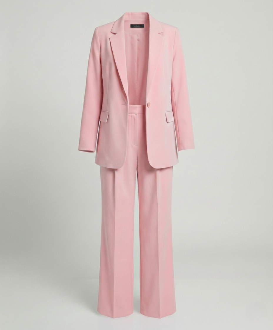 Women's Blazer and Pants Two-Piece Set