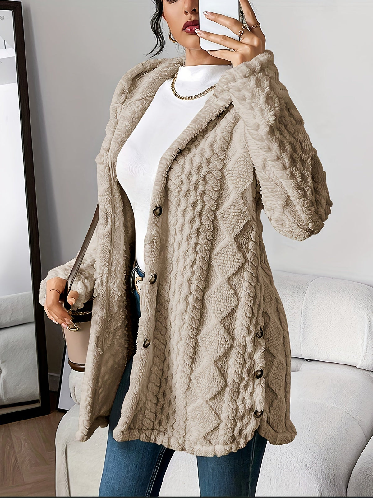 Women's Casual Hooded Cardigan