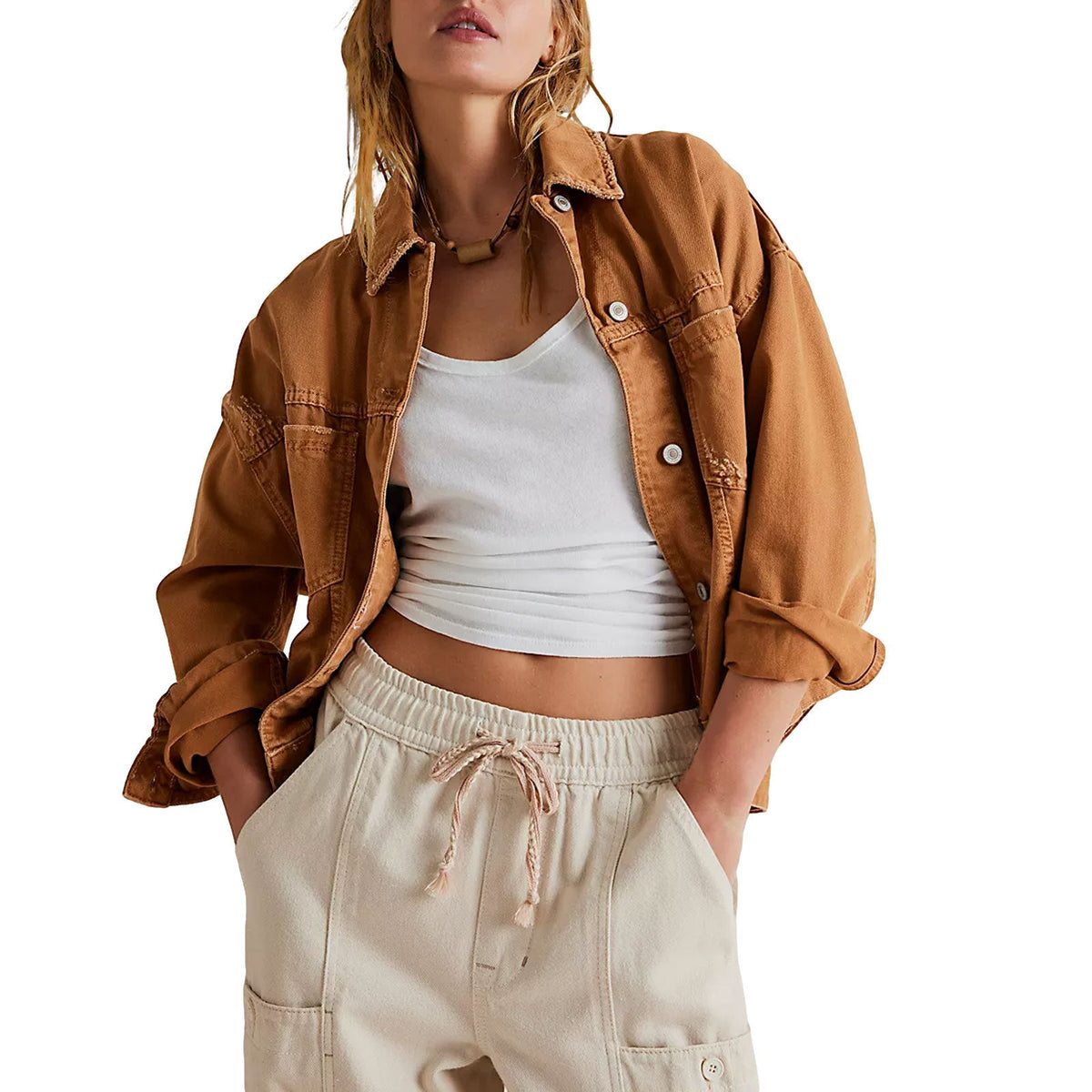 Women's Casual Oversized Denim Jacket