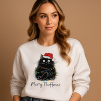 Women's Christmas Sweater with Festive Pattern