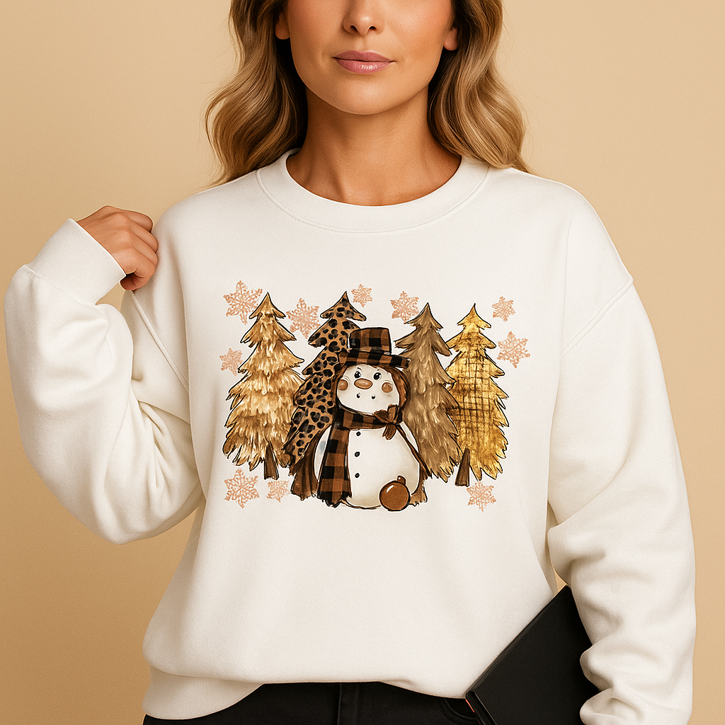 Women's Christmas Sweater with Festive Pattern