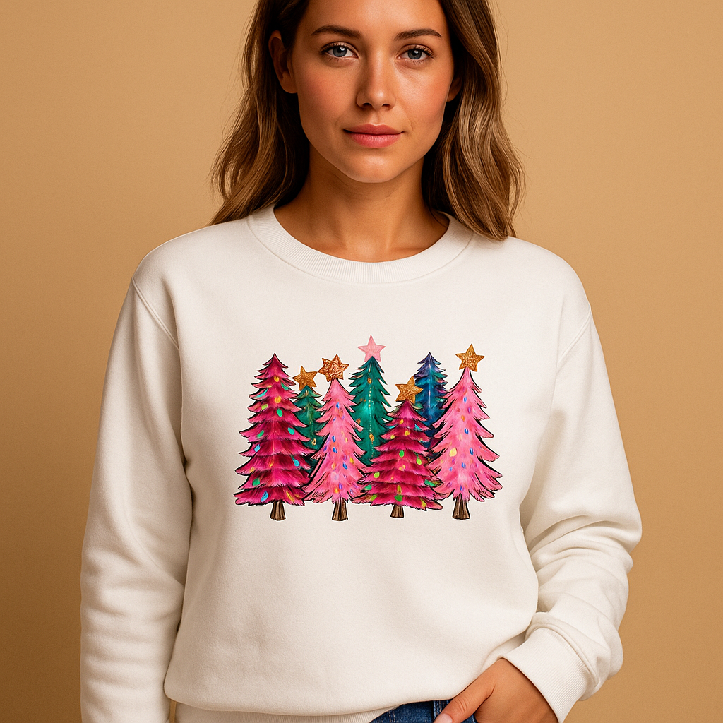 Women's Christmas Sweater with Festive Pattern
