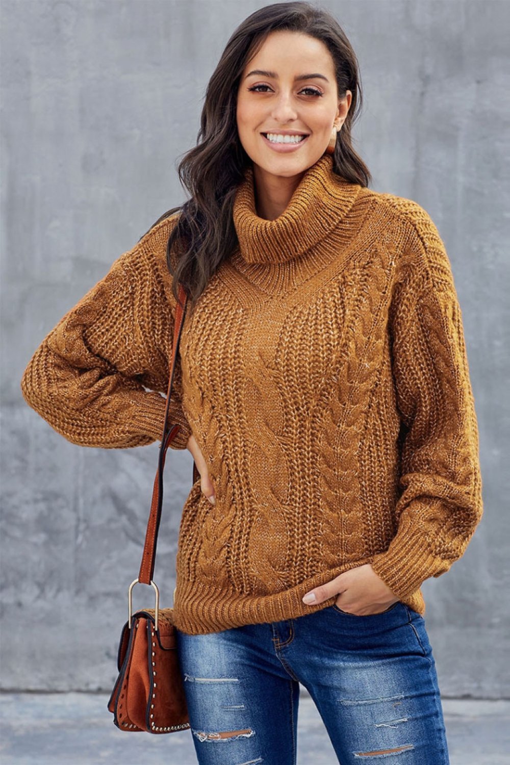 Women's Chunky Knit Winter Sweater